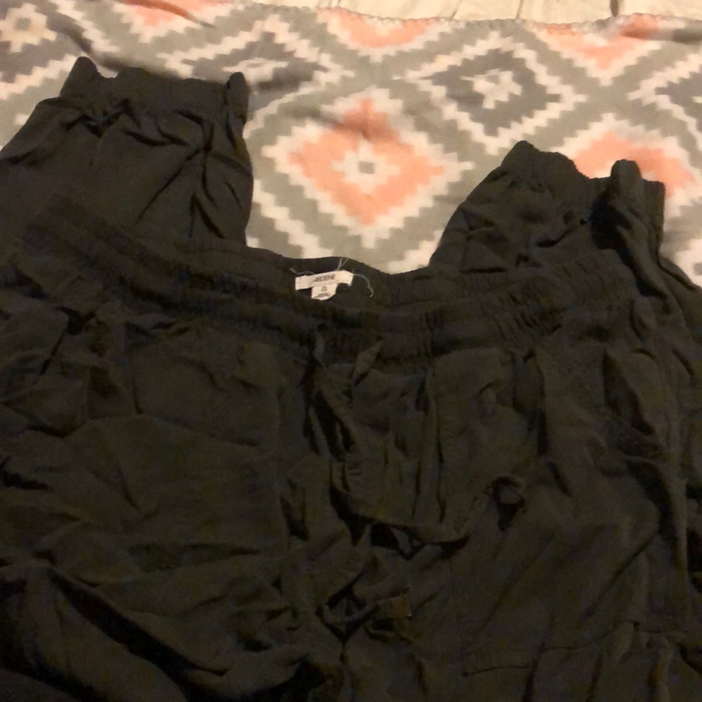 Green joggers very soft